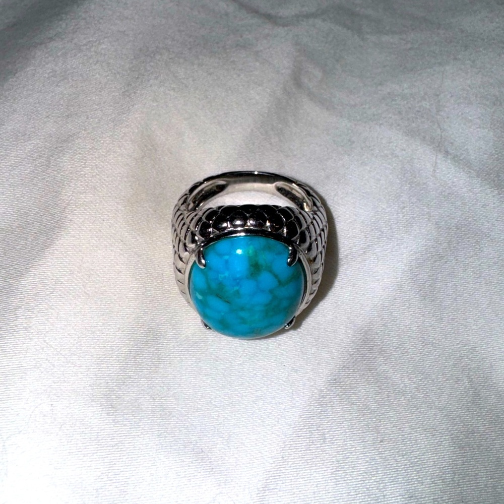 Vintage Sterling silver turquoise ring